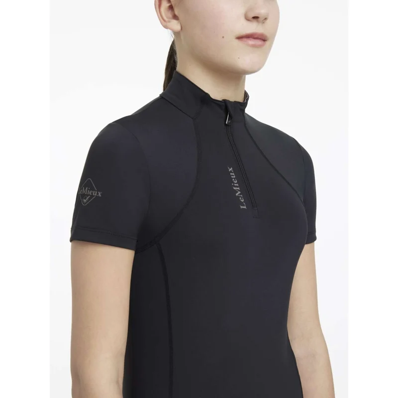 LeMieux Baselayer Young Rider Classique Manches Courtes Noir