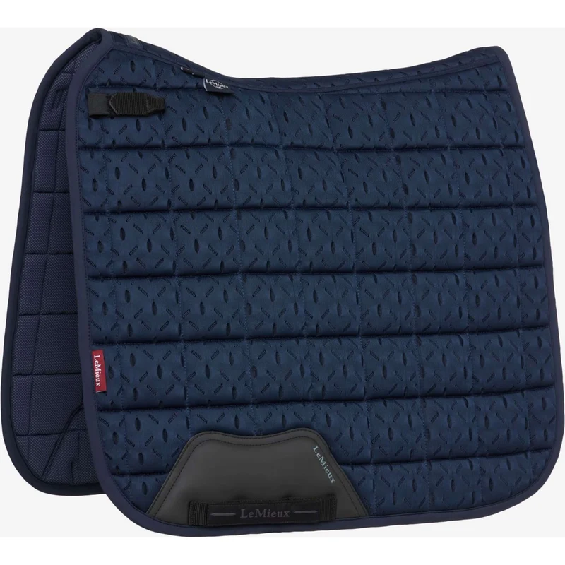 LeMieux Tapis de Selle 3D Mesh Self-Cool Square Dressage Marin