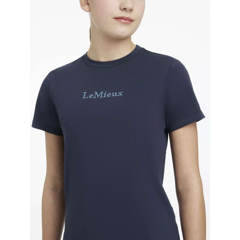 LeMieux T-Shirt Young Rider Classique Marin