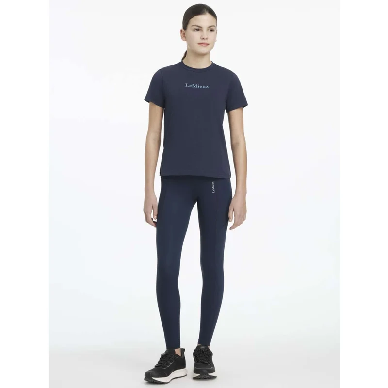 LeMieux T-Shirt Young Rider Classique Marin