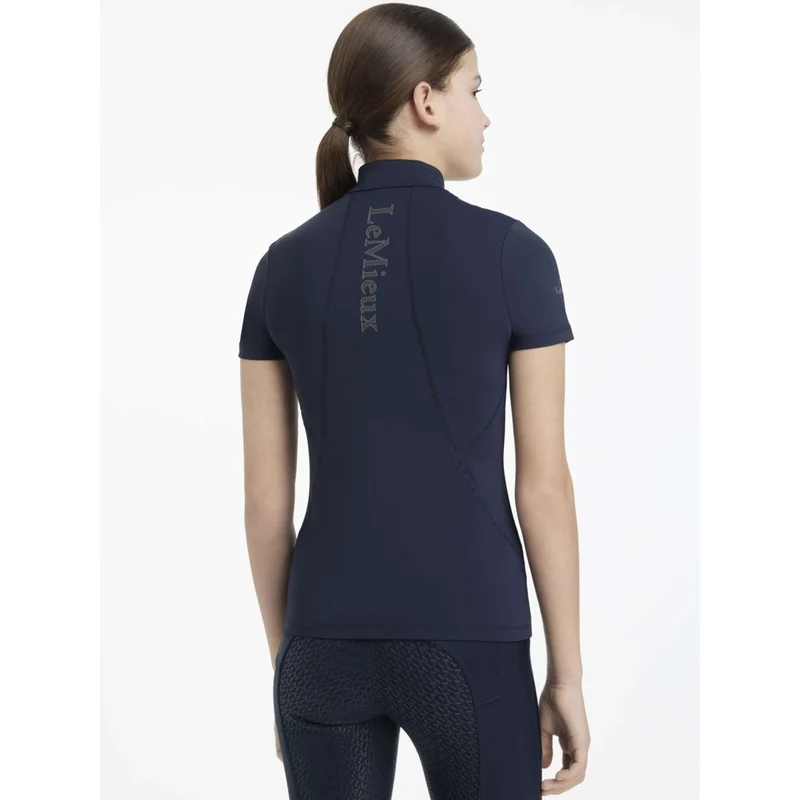 LeMieux Baselayer Young Rider Classique Manches Courtes Marin