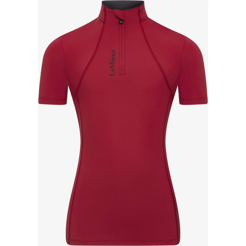 LeMieux Baselayer Young Rider Classique Manches Courtes Chilli
