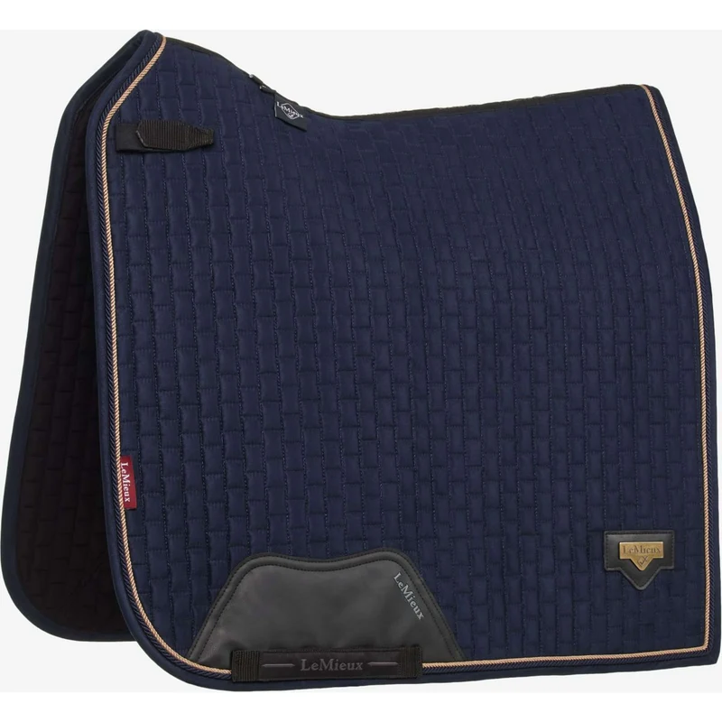 LeMieux Tapis de Selle Puissance Suede Dressage Marin