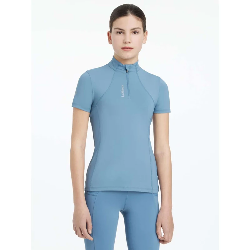 LeMieux Baselayer Young Rider Classique Manches Courtes Ice Blue