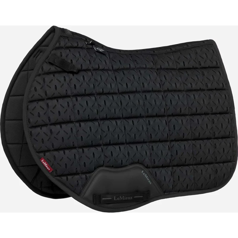 LeMieux Tapis de Selle 3D Mesh Self-Cool Square de Saut Noir