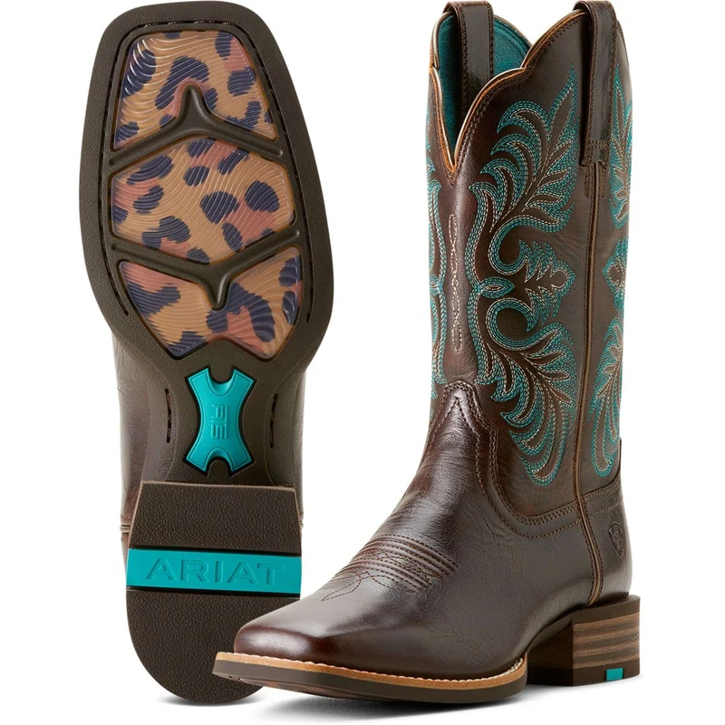 Ariat Bottes Western Gillette AZ Arizona Brown/Marble Brown