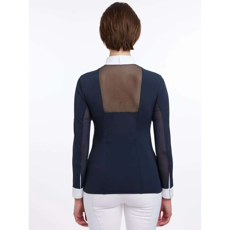 LeMieux T-shirt de Concours Camille Longues Manches Marin