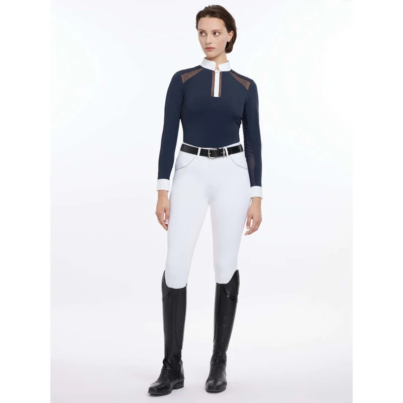 LeMieux T-shirt de Concours Camille Longues Manches Marin