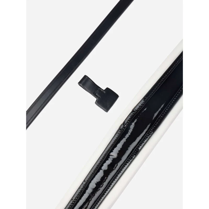 LeMieux Bride Kudos Patent Dressage Noir/Argent