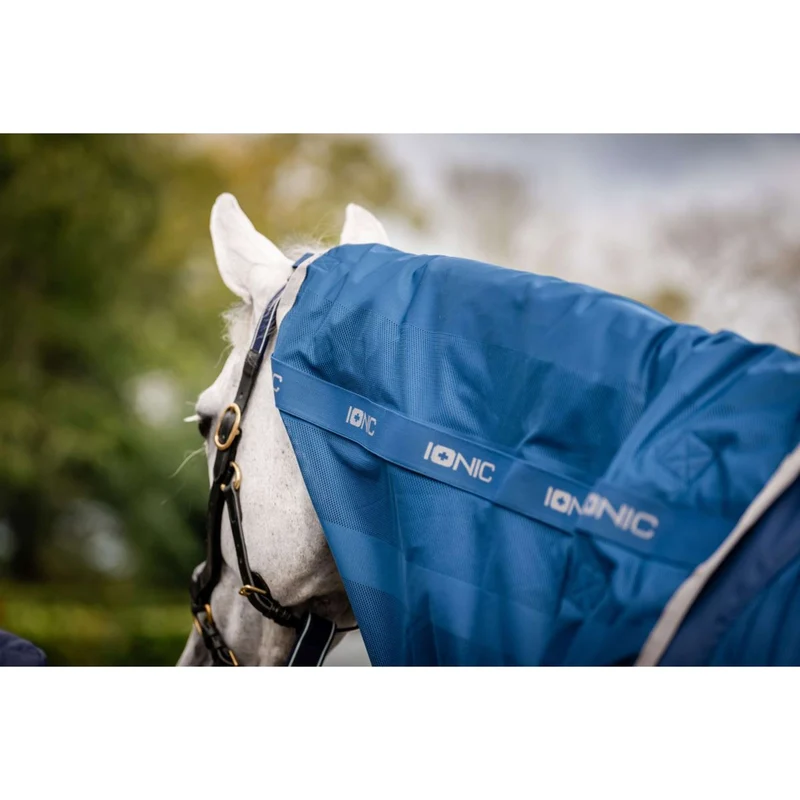 Horseware Couvre-Cou Therapy Mesh Cooler Bleu Impérial/Argent/Marine