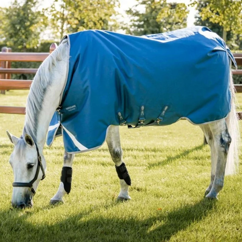Horseware Therapy Turnout Ionic 100g Bleu Impérial/Argent/Marine