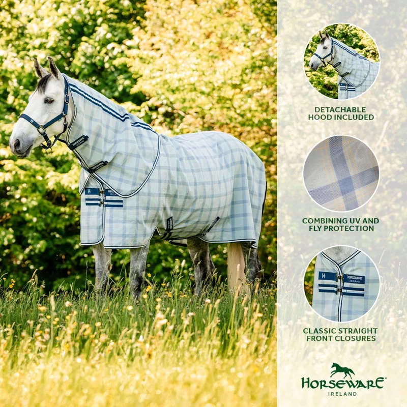 Horseware Couverture Anti-Mouches Newmarket Plus Witney Navy