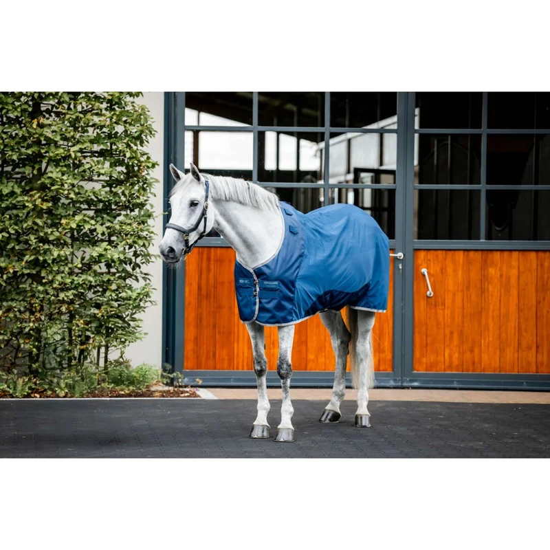 Horseware Therapy Mesh Cooler Ionic Bleu Impérial/Argent/Marine
