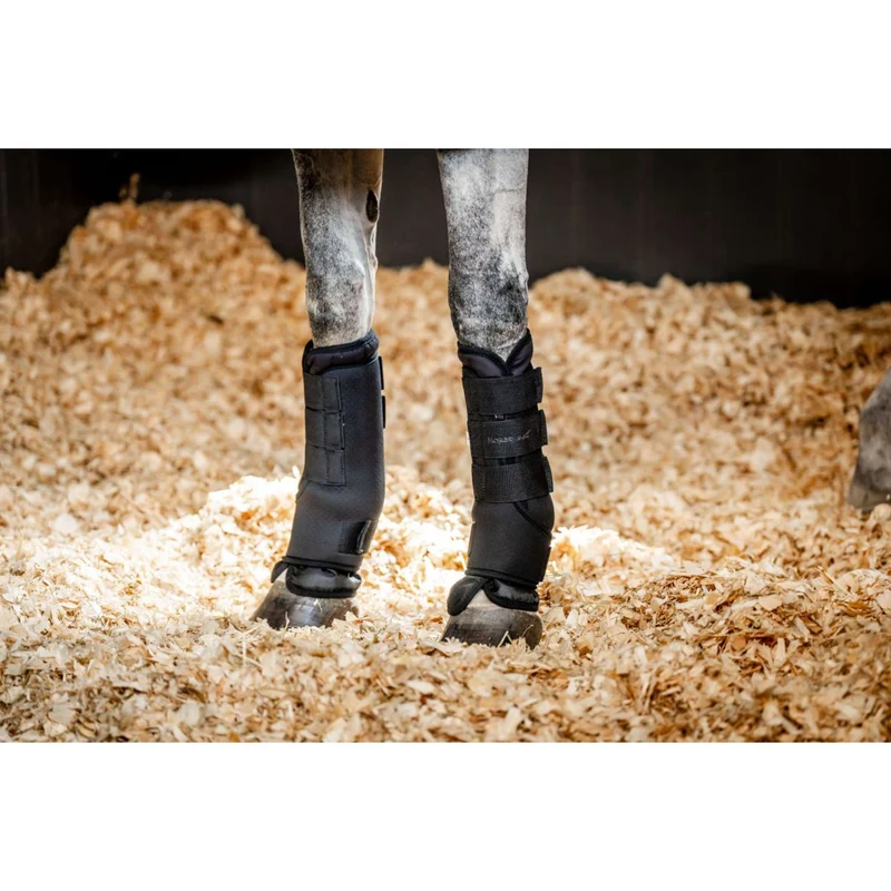Horseware Guêtres d'écurie Pro Bamboo Noir