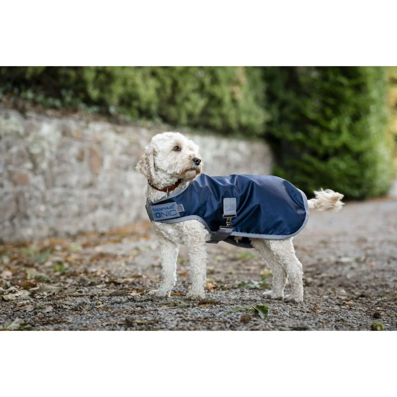 Horseware Ionic Therapy Dog Coat 50g Imperial Blue/Silver/Navy