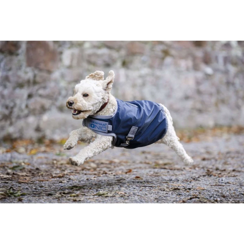 Horseware Ionic Therapy Dog Coat 50g Imperial Blue/Silver/Navy