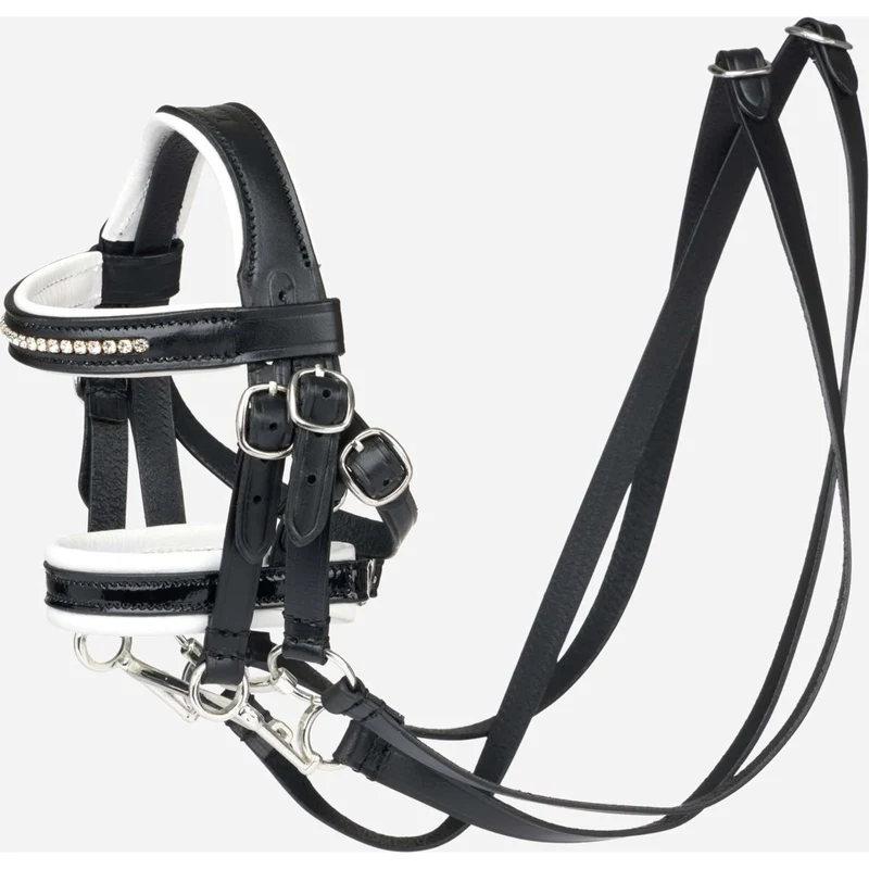LeMieux Toy Pony Bride à barre et à filet Noir