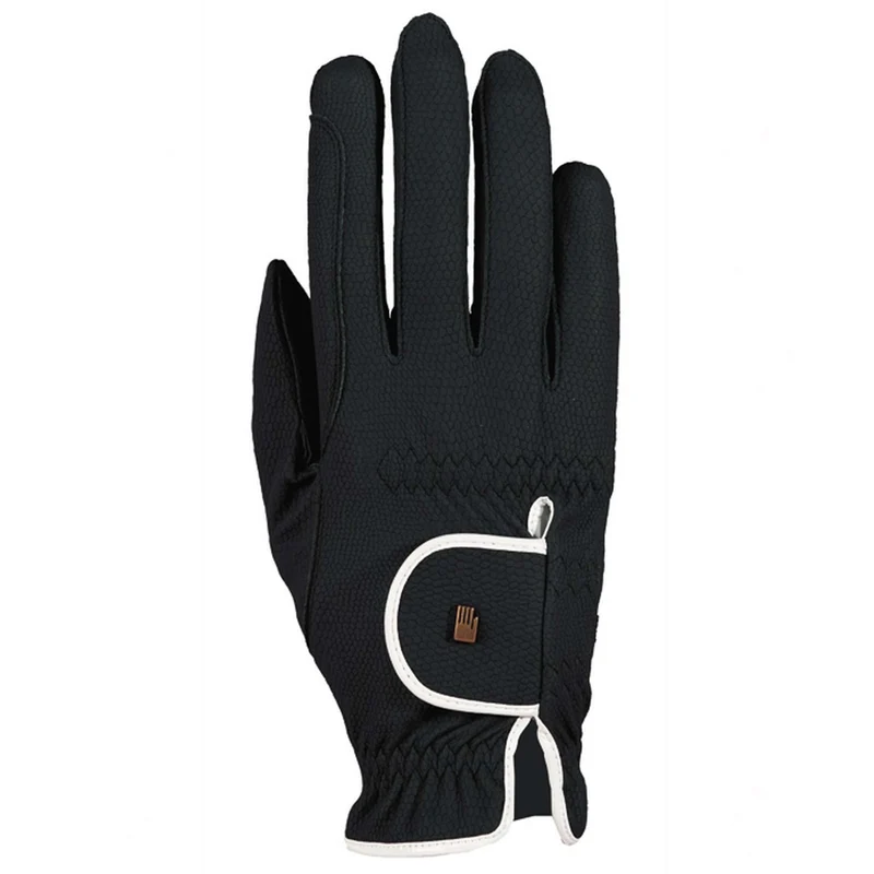 Roeckl Gants d'Équitation Lona Roeck-Grip Lining Noir/Blanc