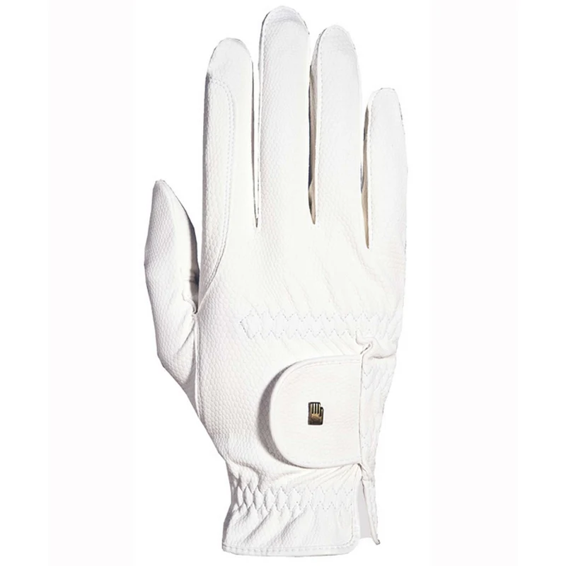 Roeckl Gants d'Équitation Roeck-Grip Blanc