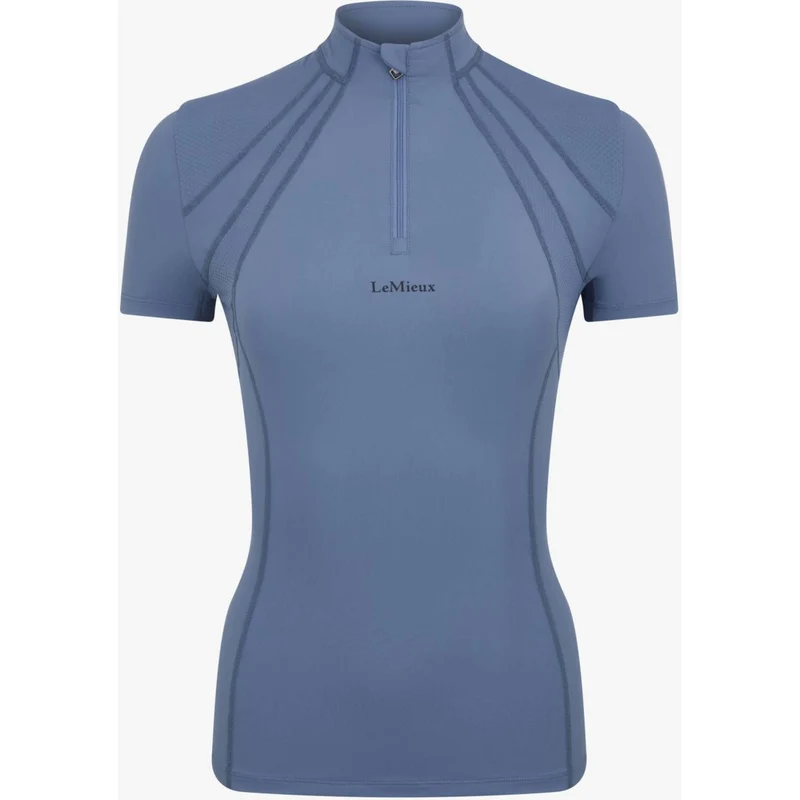 LeMieux Baselayer Mia Mesh Manches Courtes Bleu glace