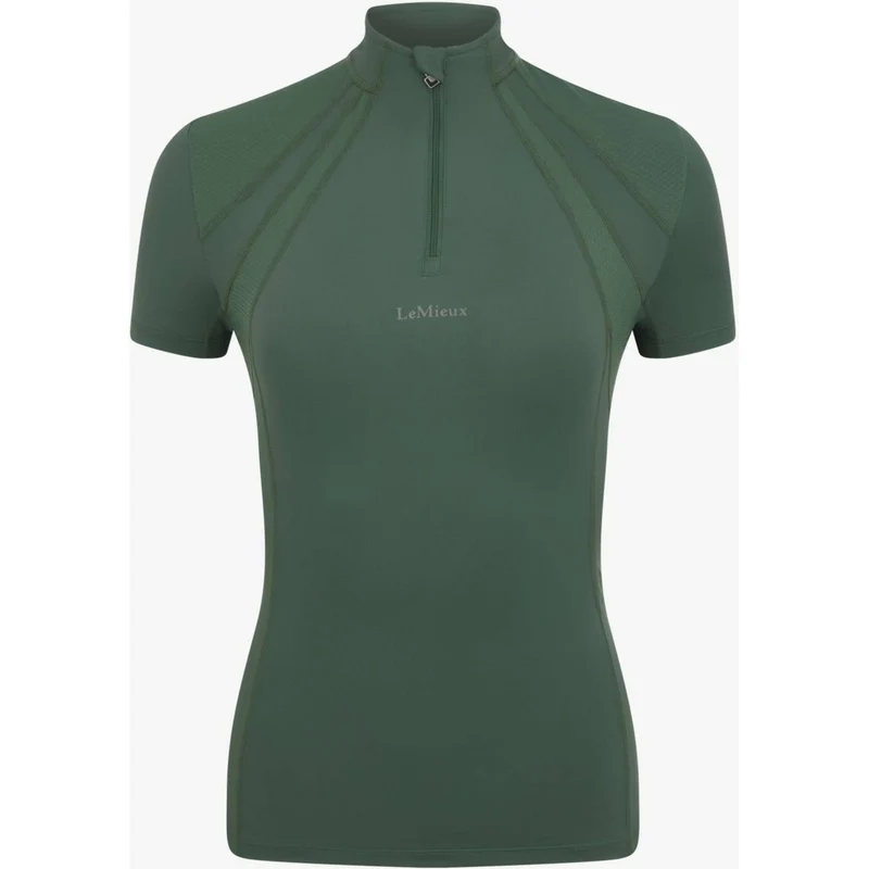 LeMieux Baselayer Mia Mesh Manches Courtes Hunter Green
