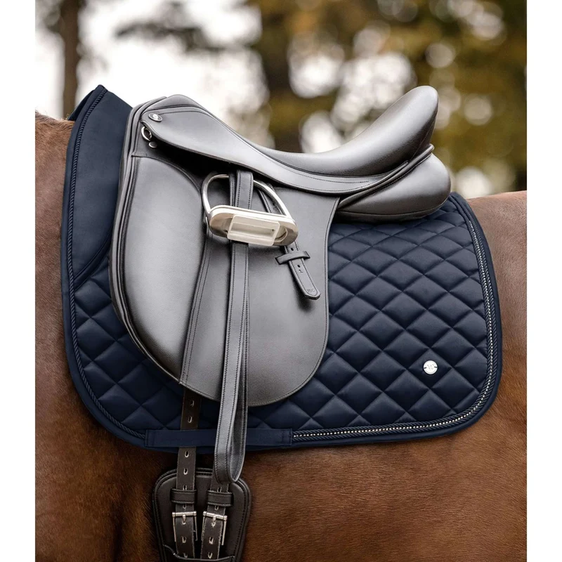 Waldhausen Tapis de Selle Nepal Dressage Bleu Nuit