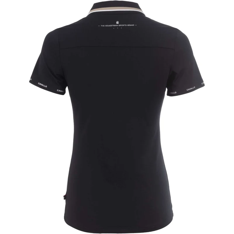 Cavallo Polo CavalPique V-Neck Noir