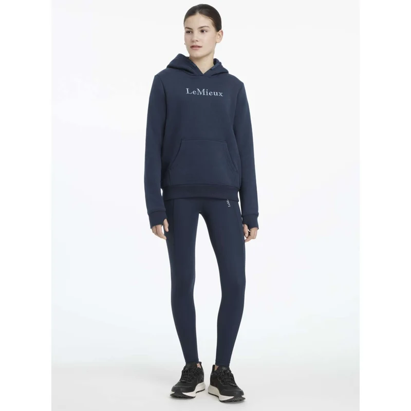 LeMieux Pull col Hoodie Young Rider Classique Marin