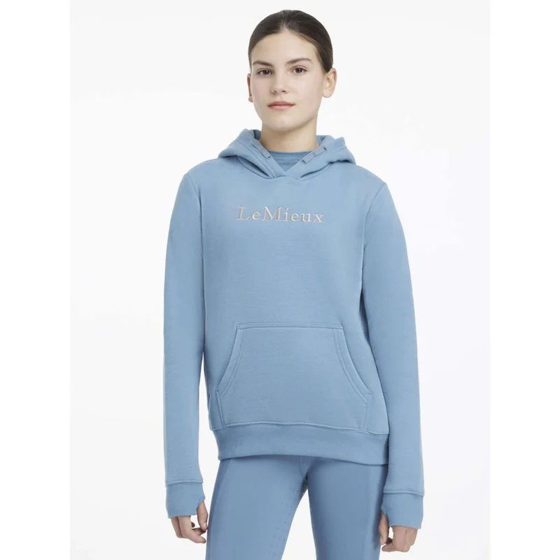 LeMieux Pull col Hoodie Young Rider Classique Ice Blue