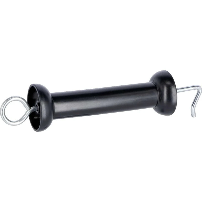 Kerbl Poignée de Portail Soft Grip avec Crochet Noir