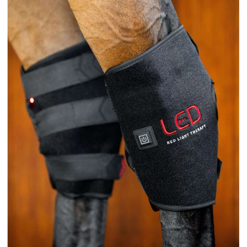 Horseware LED Red Light Therapy Left Hock Boot Noir