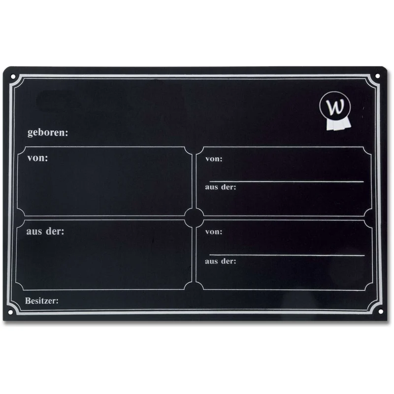 Waldhausen Tableau Étable Neutre Noir