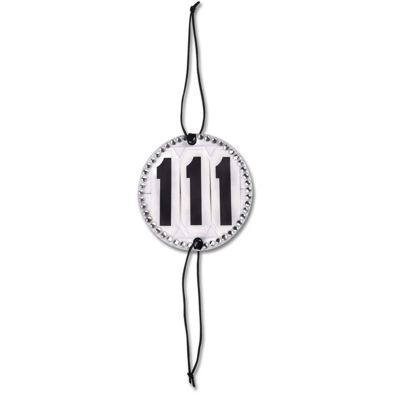 Waldhausen Numéros de départ Crystal Rond Blanc
