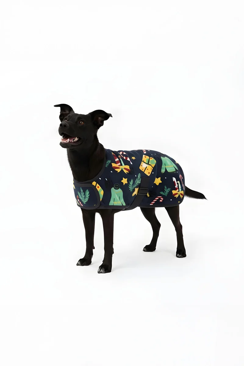 Pull de Noël pour chien Horze christmas jumper print 30