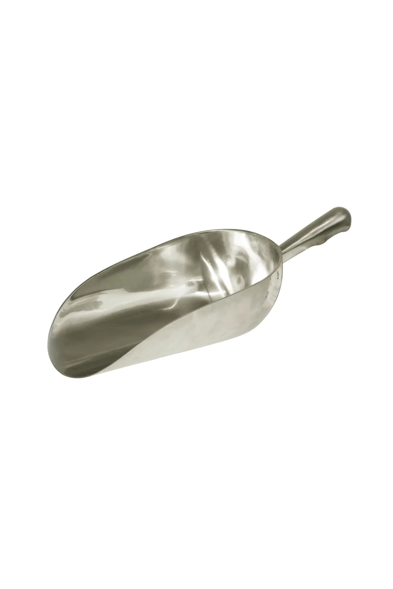 Pelle à aliment aluminium, ronde, 1600 g Silver Taille unique