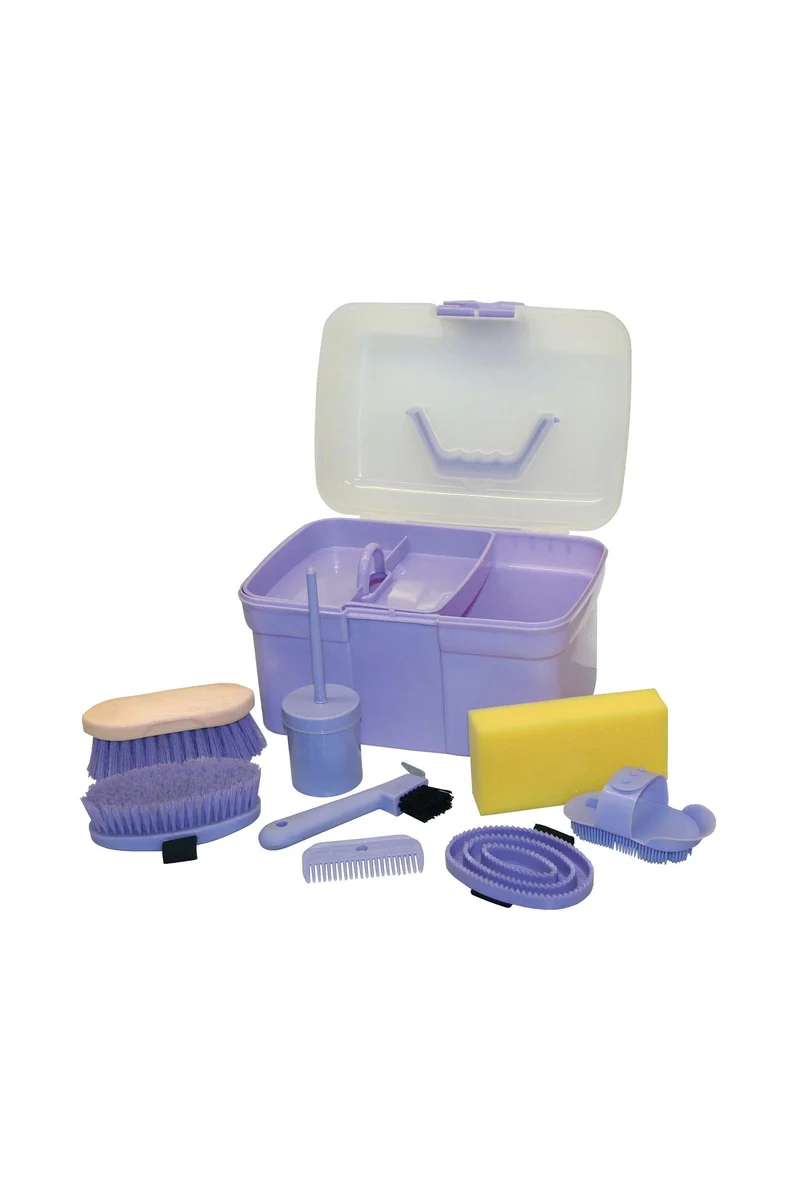 Coffret de pansage enfant avec accessoires Purple Taille unique