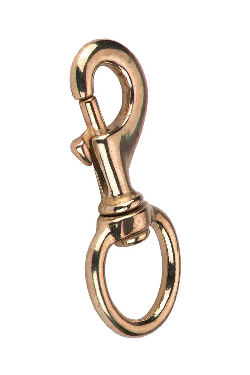 Mousqueton en laiton (1 pièce) Brass Taille unique