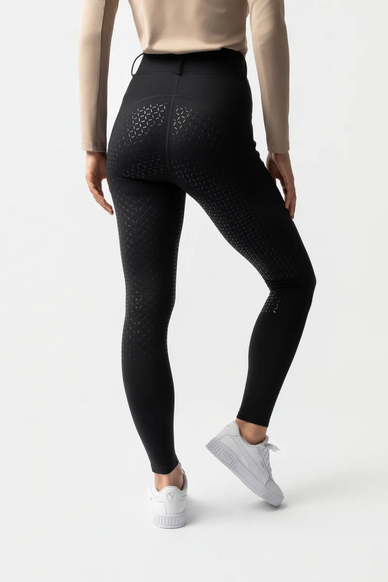 Dea pantalon d’équitation hiver femme full grip Black 36