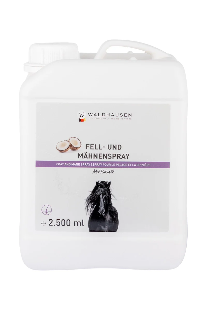 Spray pour pelage et crinière avec huile de coco, 2500ml No Color 2.5