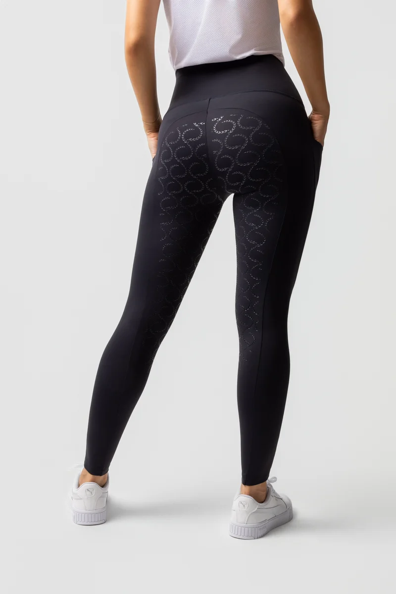 Gillian Leggings thermiques à pleine adhérence pour femmes dark nay 34