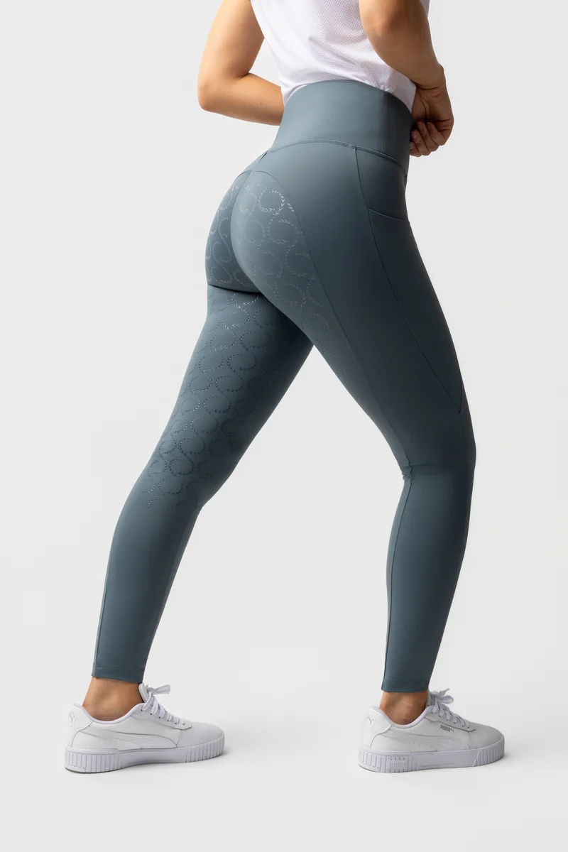 Gillian Leggings thermiques à pleine adhérence pour femmes stormy weather 40
