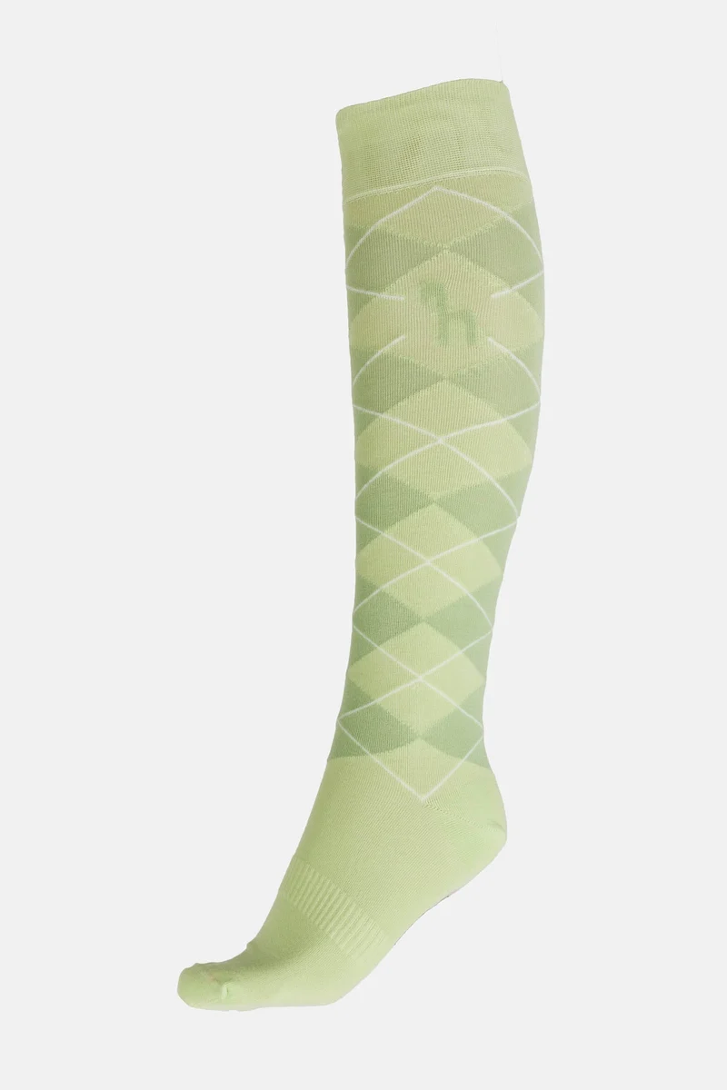 Holly chaussettes argyle White Jade 31-34