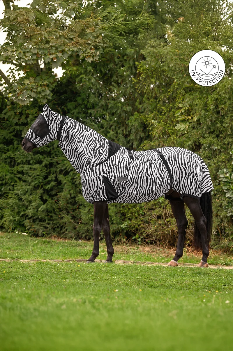 Zebra couverture contre l'eczéma Black/White 165