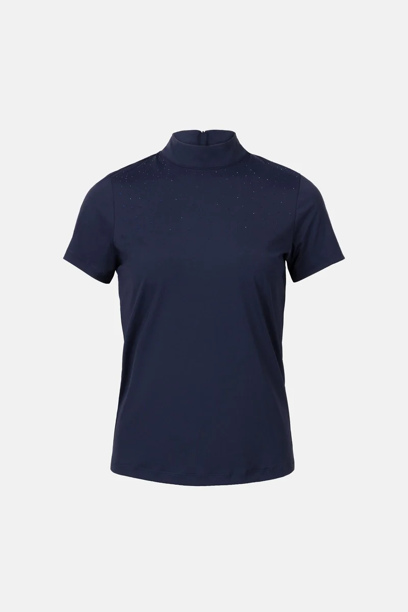 Charlotta chemise concours femme manches courtes Dark Navy 38