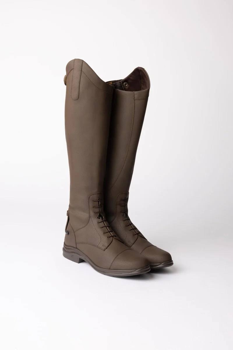 Sheffield bottes hautes en cuir végétalien Dark Brown 41 Regular Regular