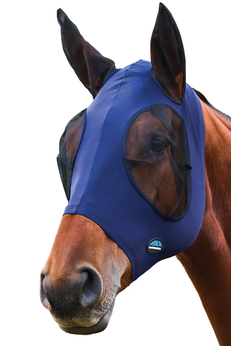 Comfitec Stretch Masque anti-mouches avec oreilles Navy/Black S