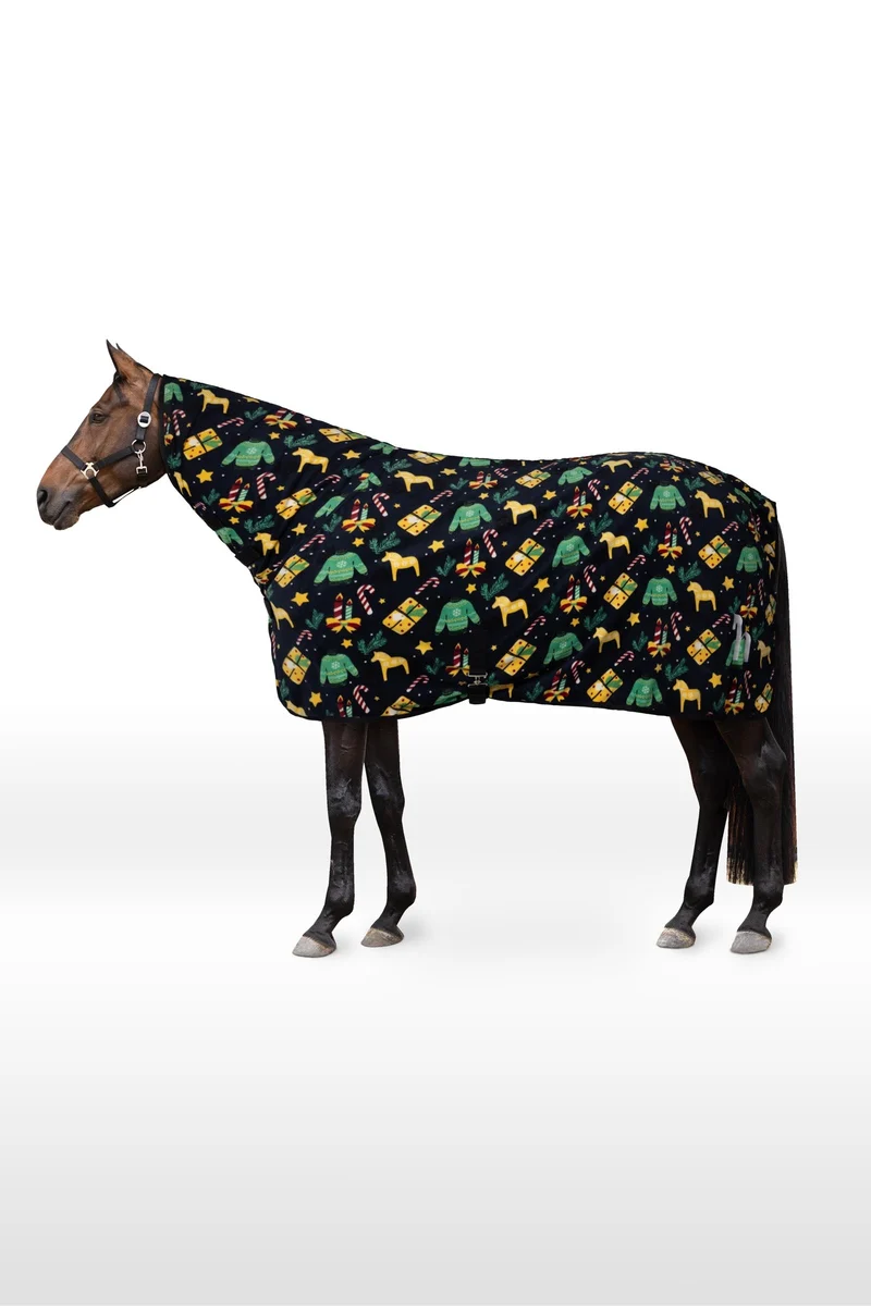 Christmas couverture de Noël pour cheval Christmas print 135