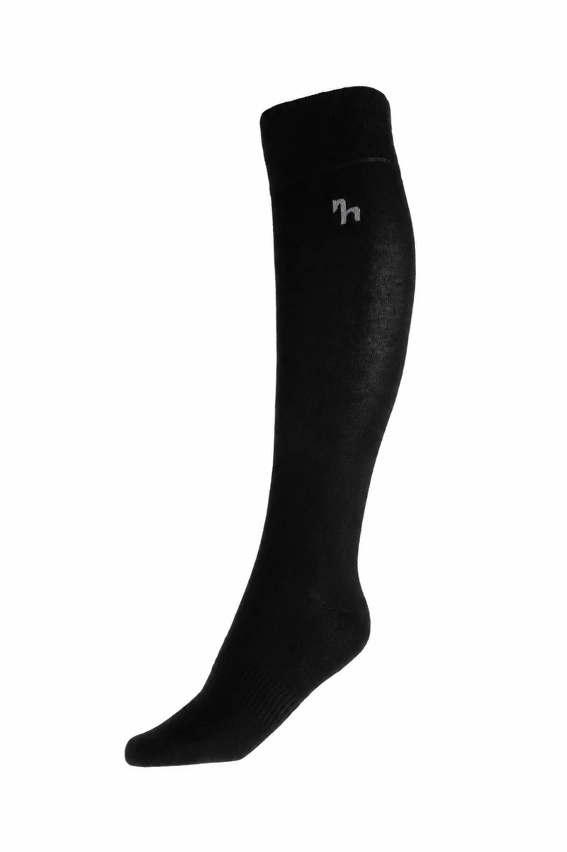 Chaussettes de cavalier Bambou Noir 35-38