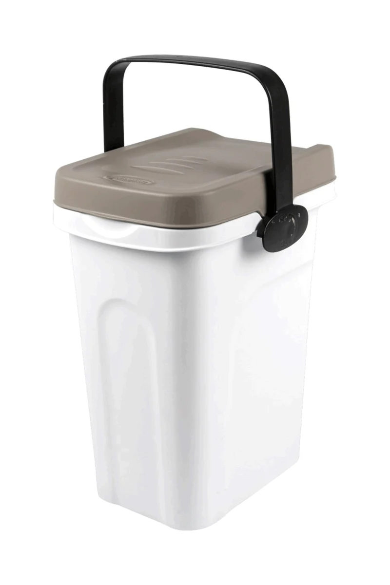 Conteneur à aliments Kerbl, 25 l White|Brown Taille unique