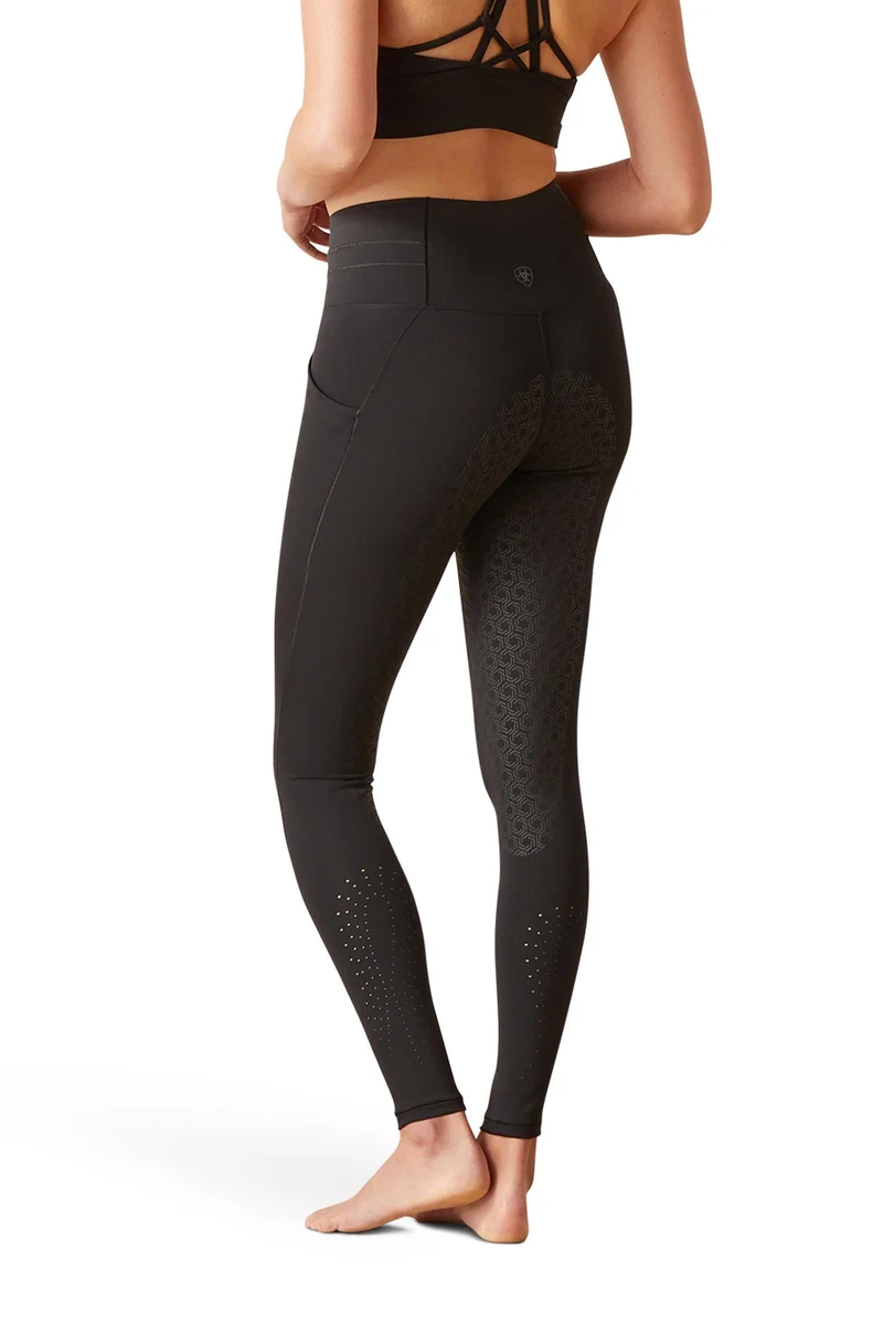 Eos 2.0 Leggings d’équitation femme avec grip intégral Black M